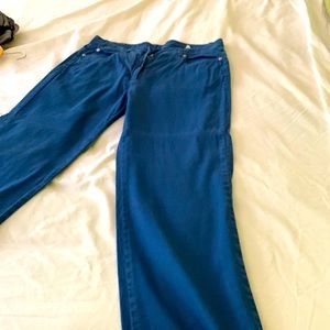 Paul & Shark Italian linen & cotton trousers. Straight cut. Size 12 -14.